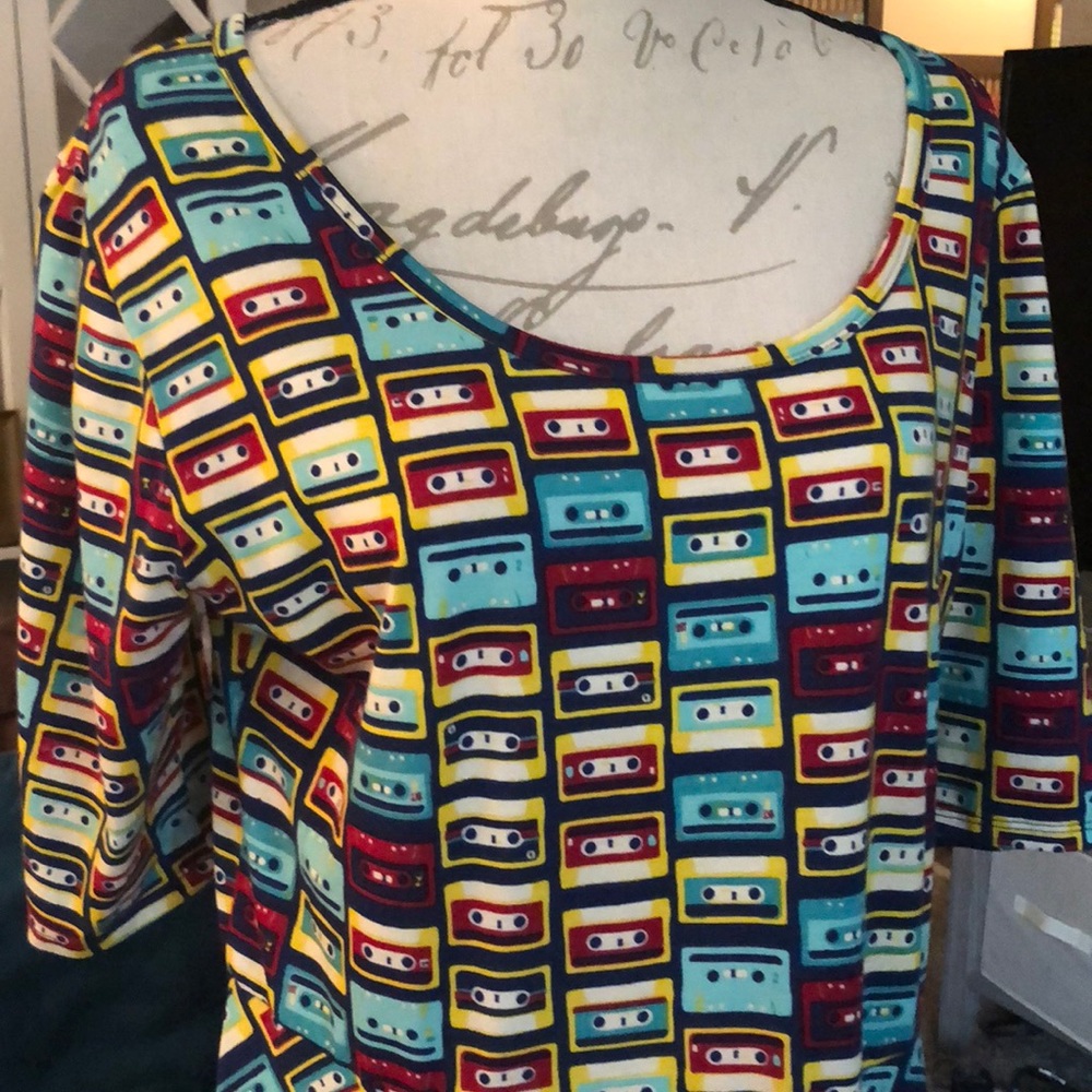 Lularoe Nicole unicorn cassette pattern 3x